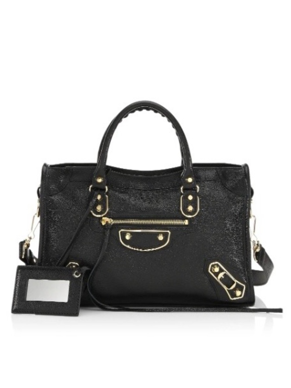 Balenciaga - Small Classic City Metallic Edge Black - Like New, Barely Used!
